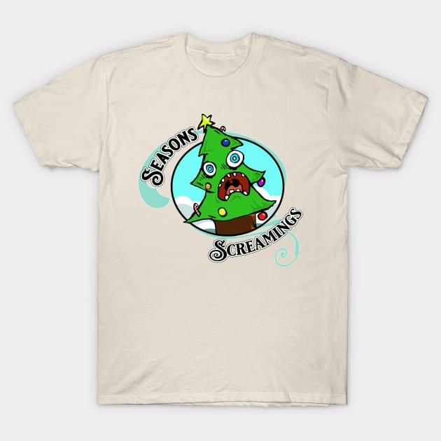 Seasons Screamings T-Shirt by Bunk's Bizarre Bazaar